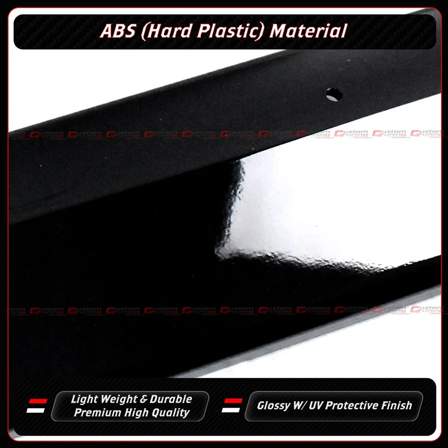 For 2025-2026 Tesla Model Y Juniper Winglet Style Gloss Black Side Skirt Extension - Image 7
