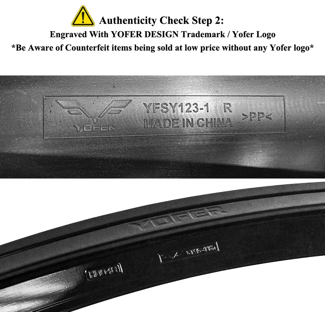 For 2025-2026 Tesla Model Y Juniper Yofer Design Gloss Black Side Skirt Extension - Image 4