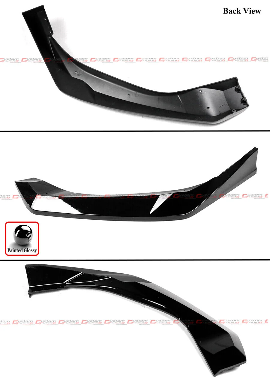 For 2025-2026 Honda Civic 11.5th Gen Yofer Glossy Black Front Bumper Lip Splitter - Image 5