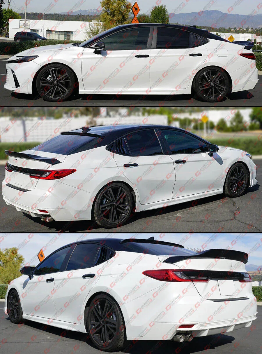 For 2025+ Toyota Camry Gloss Black Quarter Panel Side Window Louver Cover - Image 5