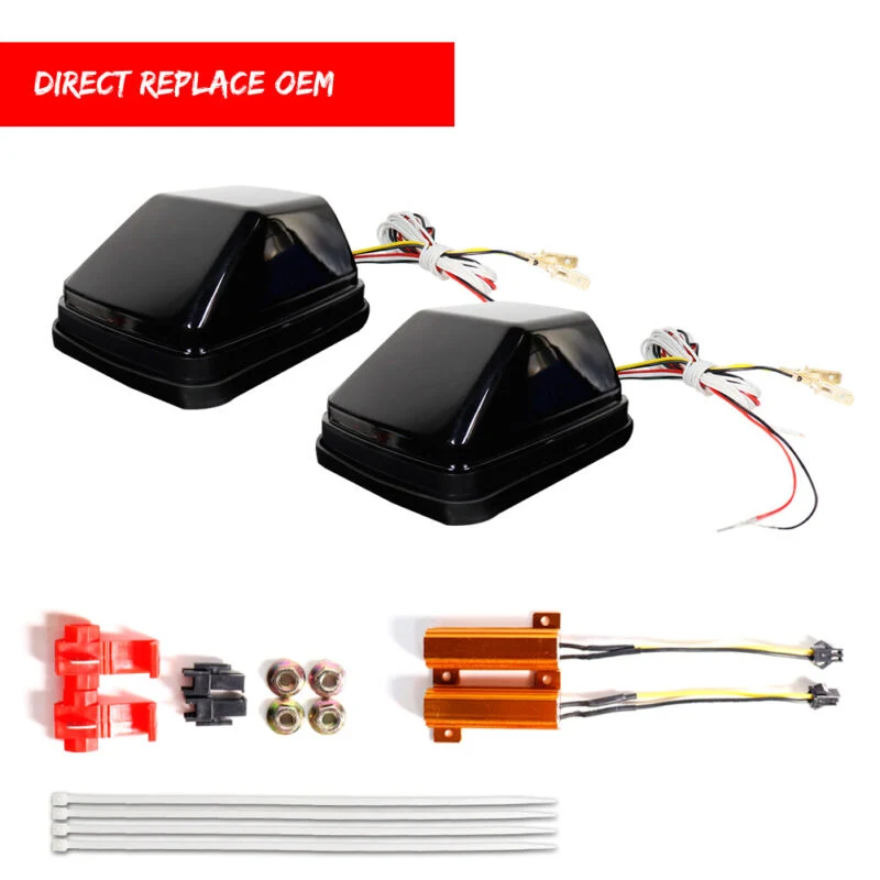Smoked LED Turn Signal Light Parking Lamp for Mercedes G-wagon W463 G55 G550 G500 G63 1990-2018 - Image 4