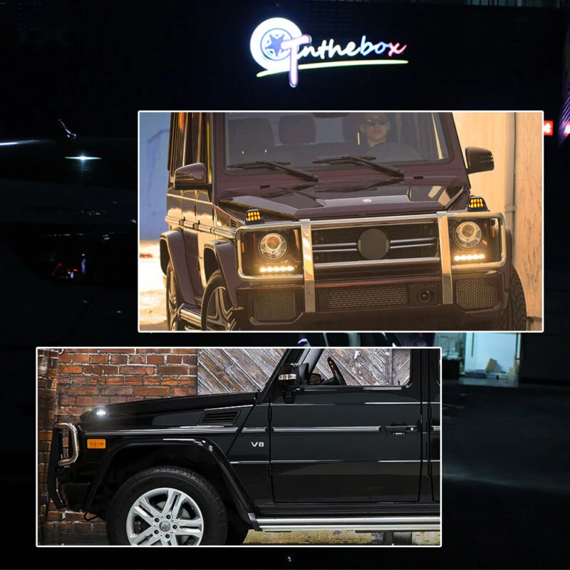 Smoked LED Turn Signal Light Parking Lamp for Mercedes G-wagon W463 G55 G550 G500 G63 1990-2018 - Image 8