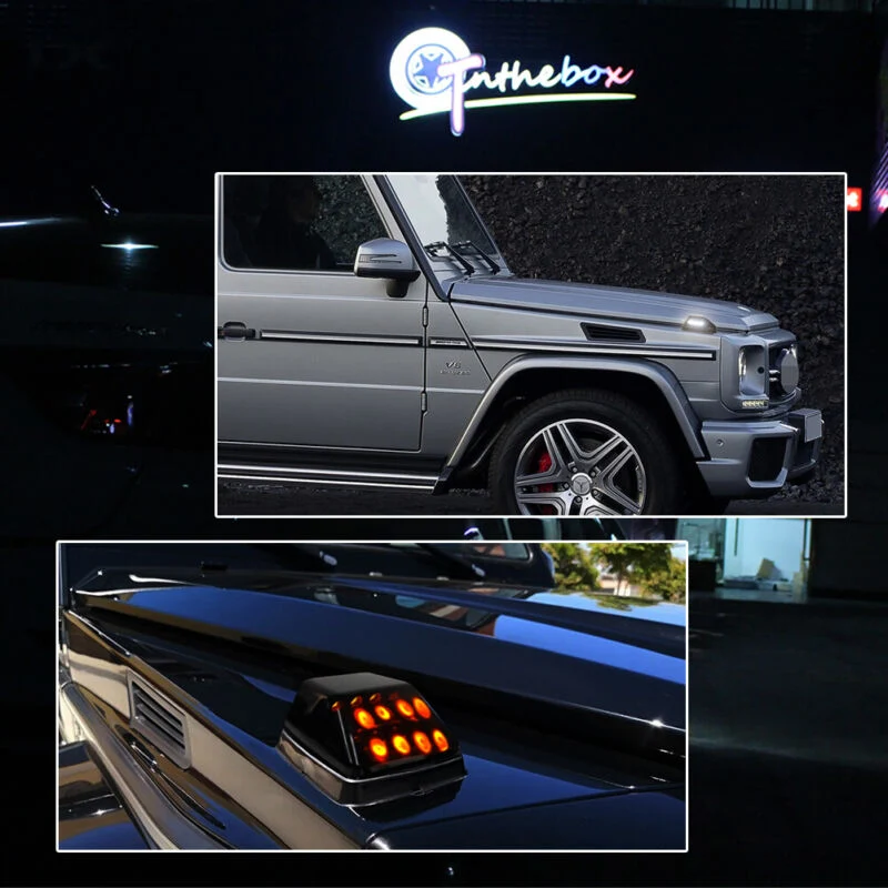 Smoked LED Turn Signal Light Parking Lamp for Mercedes G-wagon W463 G55 G550 G500 G63 1990-2018 - Image 9
