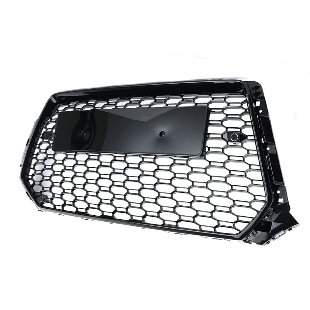 For Audi A4 S4 B9 2017-2019 Front Bumper Grille Honeycomb Mesh Grill RS4 Style - Image 5