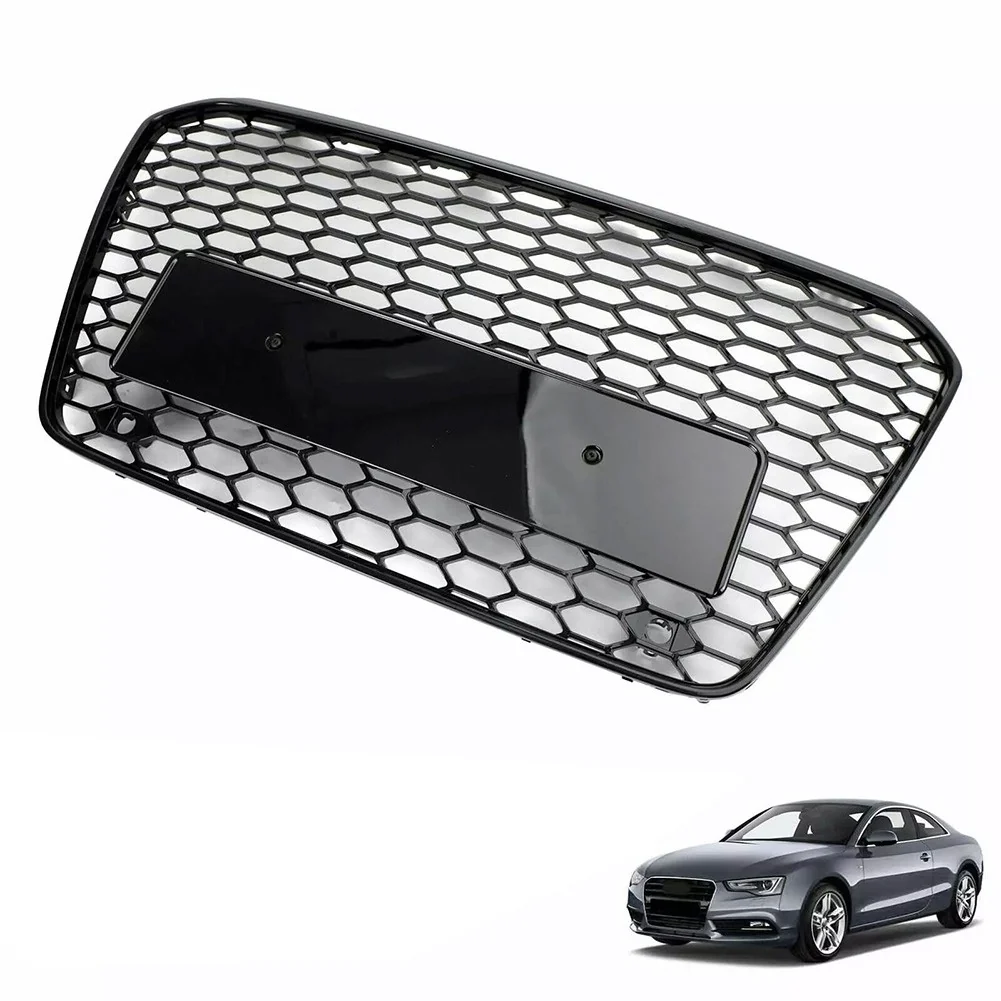 For Audi A5 S5 B8.5 2013-2016 Front Bumper Grille Honeycomb Grill Gloss Black US - Image 8