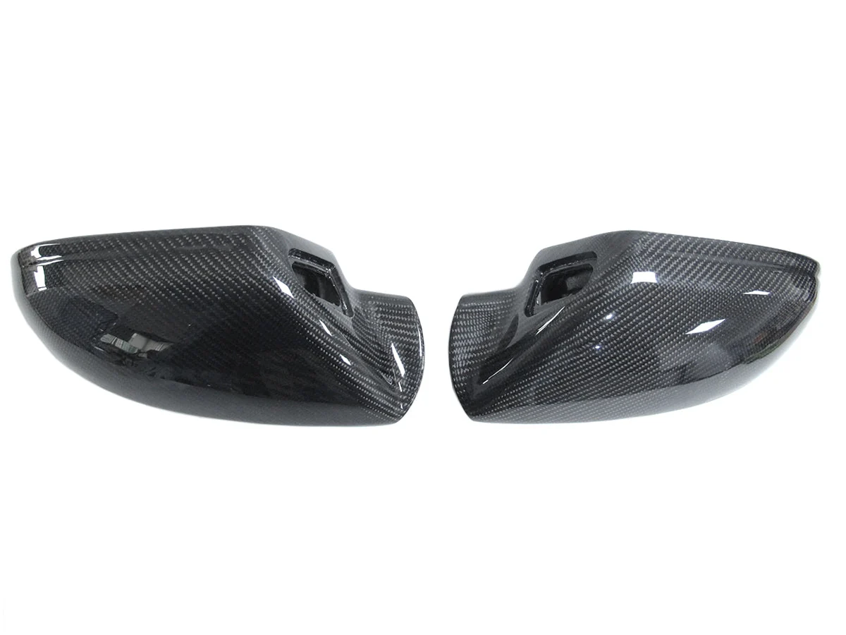 Carbon Fiber Side Mirror Covers Replace For AUDI A6 C7 S6 RS6 2012-2018 with Lane Assist od37 - Image 8