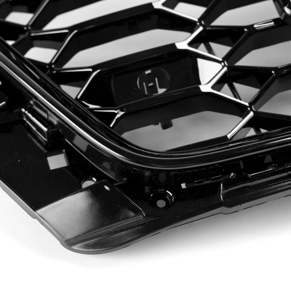 For Audi B9.5 A4 Sline S4 2020-2022 Front Bumper Grill Honeycomb Center Grille - Image 16