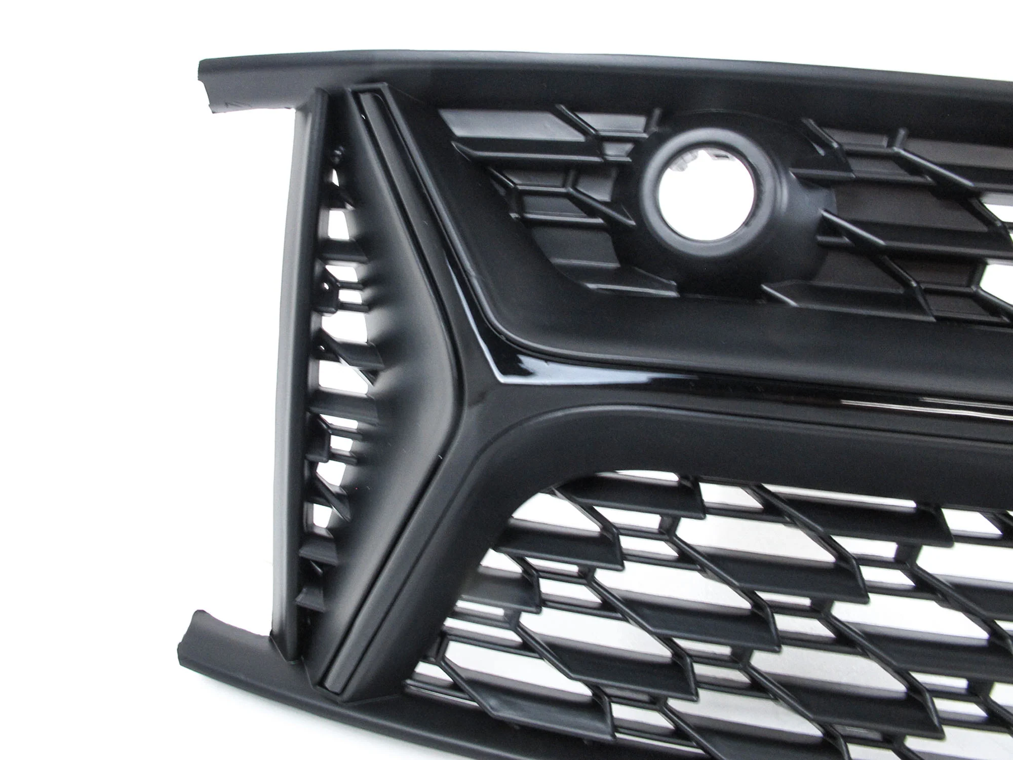 Pair L+R Honeycomb Fog Light Grille Cover Bezels For AUDI A6 C8 S-line S6 2019-2025 - Image 7
