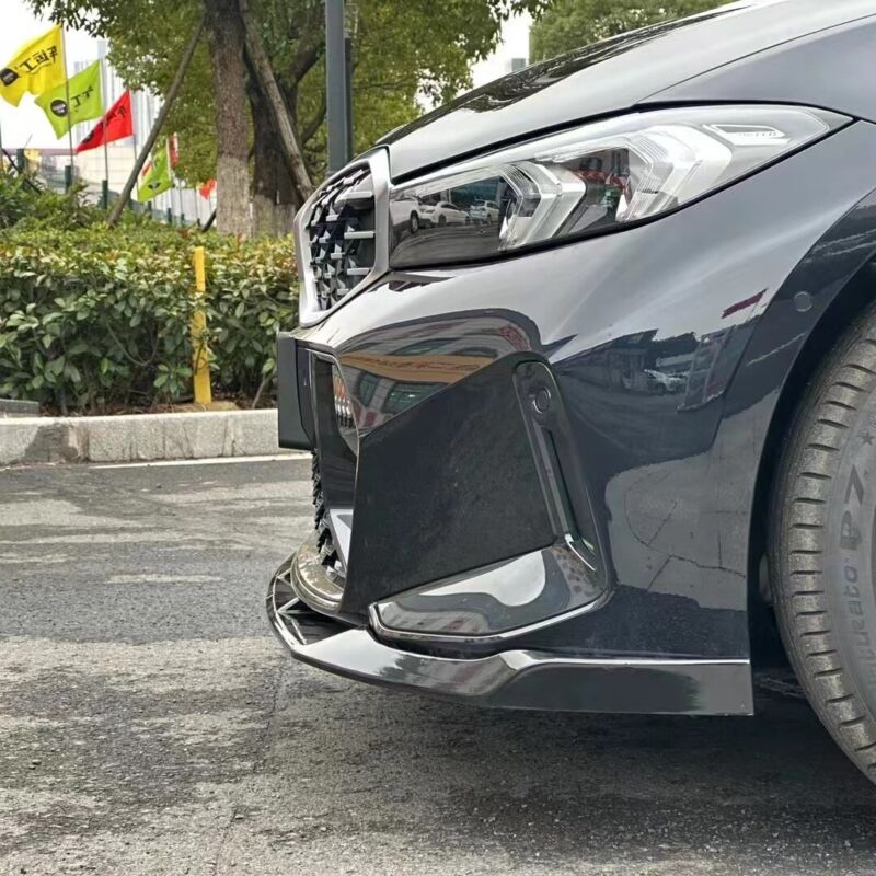 Gloss Black Front Bumper Lip Spoiler For 2023-2025 BMW G20 3 Series M340i 330i M Sport LCI - Image 4
