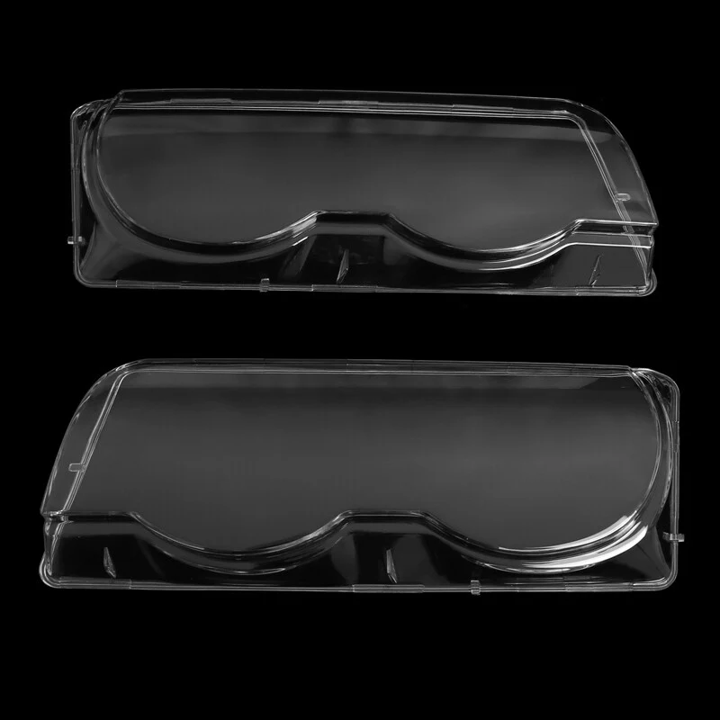 For BMW 7-series E38 740iL 750iL 1999-2001 Front Headlight Lens Headlamp Covers - Image 3