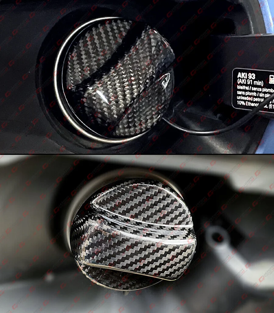 For BMW F22 F87 F30 G20 G30 F15 Carbon Fiber Add-On Gas Fuel Cap Cover Overlay - Image 5
