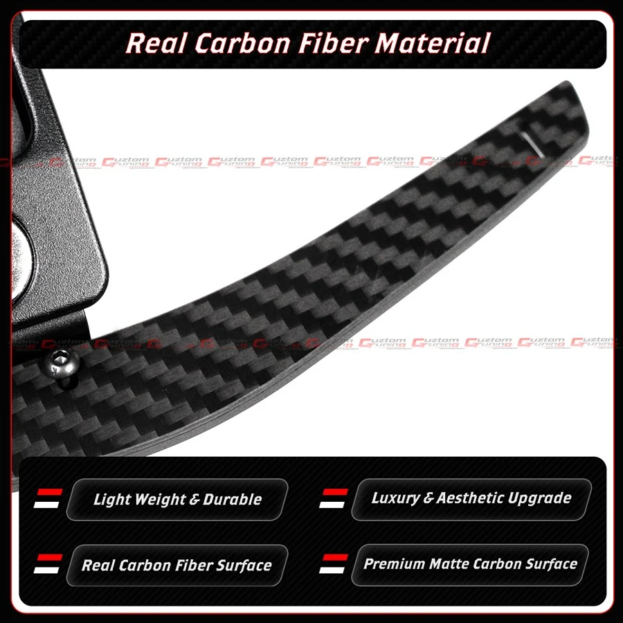 For BMW F30 F32 F87 F80 F82 V2 Carbon Fiber Replacement Magnetic Paddle Shifter - Image 7