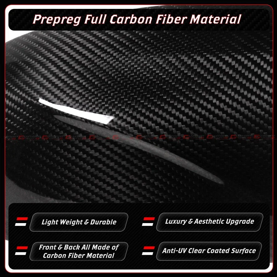 For BMW F98 X4M F95 X5M F96 X6M M40i Full Carbon Fiber Replacement Mirror Caps - Image 6