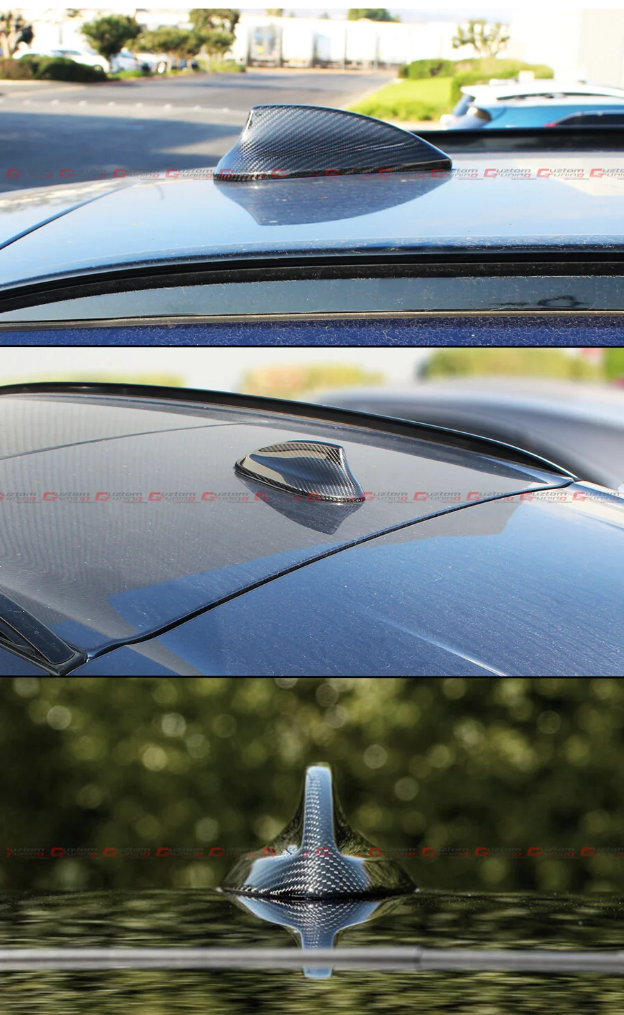 For BMW X3 X4 X3M X4M X5 X6 X5M X6M X7 Carbon Fiber Shark Fin Antenna Cover Cap - Image 4