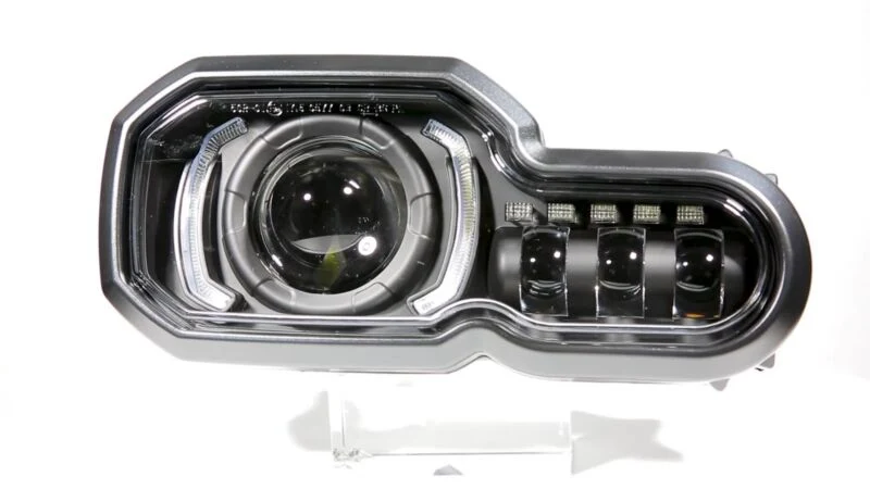 For F650GS/F700GS/F800GS/F800GS LED Headlight Assembly with Angel Eye DRL DOT - Image 3