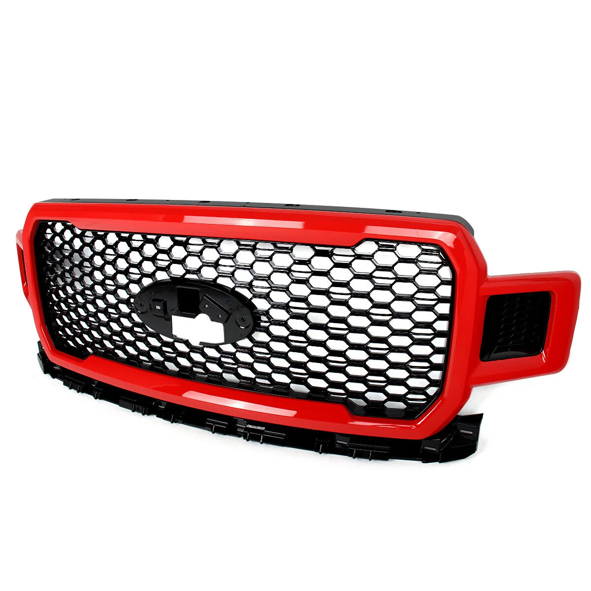 For Ford F-150 F150 2018-20 Front Radiator Grille Grill Assembly Race Red - Image 3