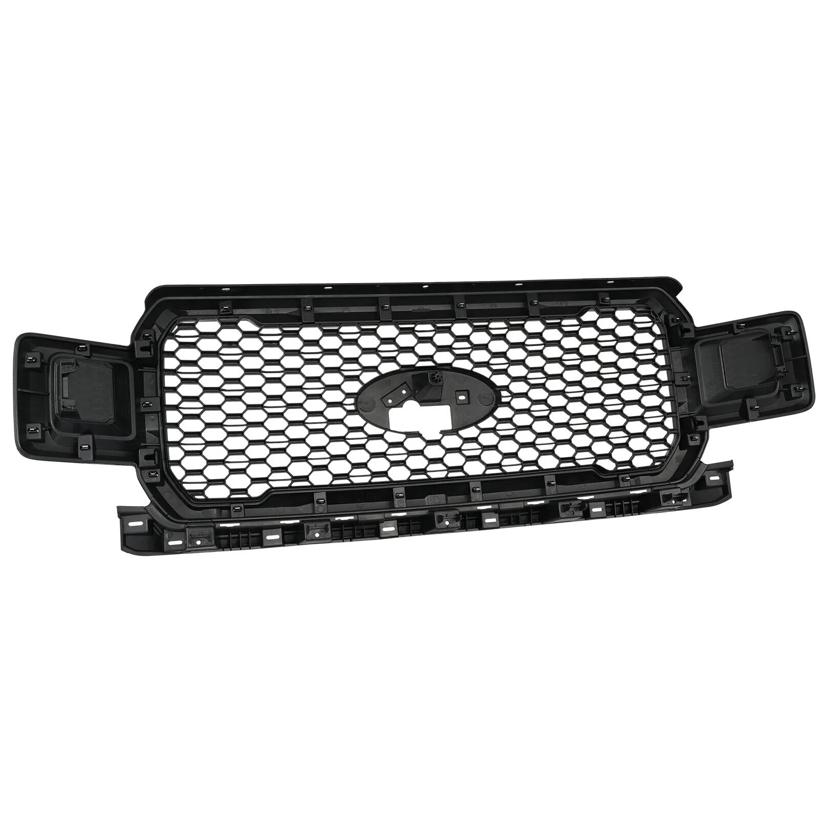 For Ford F-150 F150 2018-2020 Front Bumper Grille Grill Assembly Chrome+Black - Image 10