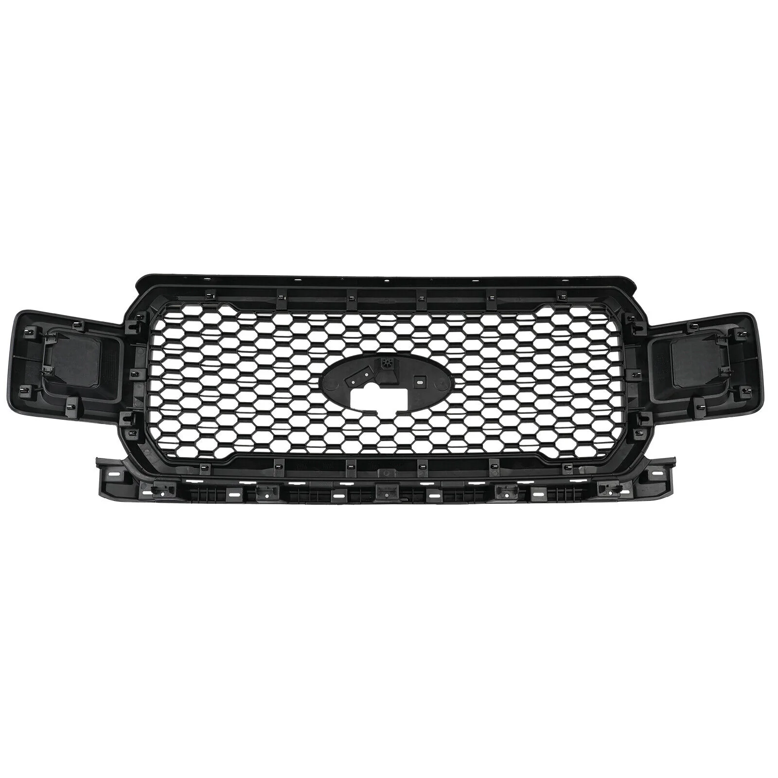 For Ford F-150 F150 2018-2020 Front Bumper Grille Grill Assembly Chrome+Black - Image 9