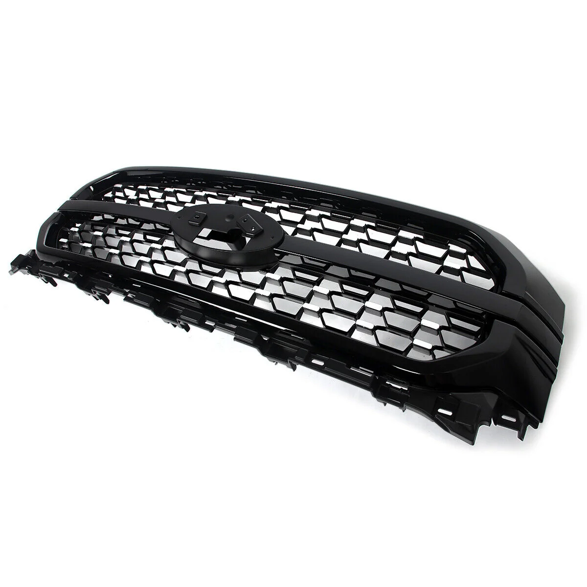 For Ford F-150 F150 Platinum 2021-2023 Agate Black Front Bumper Grille Assembly - Image 10