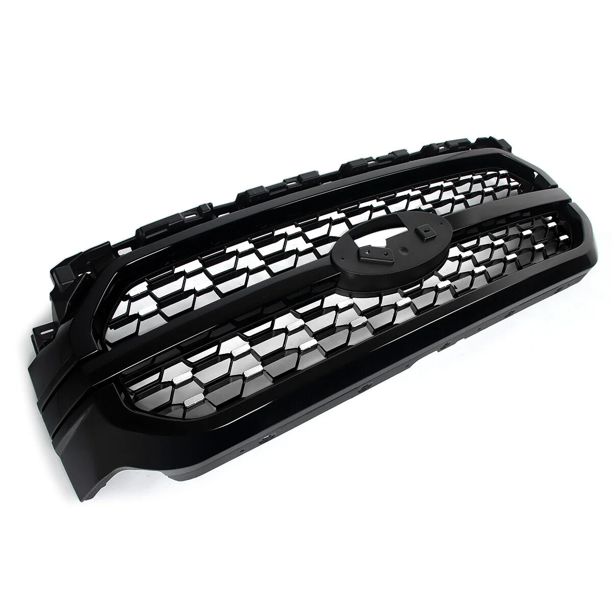 For Ford F-150 F150 Platinum 2021-2023 Agate Black Front Bumper Grille Assembly - Image 12
