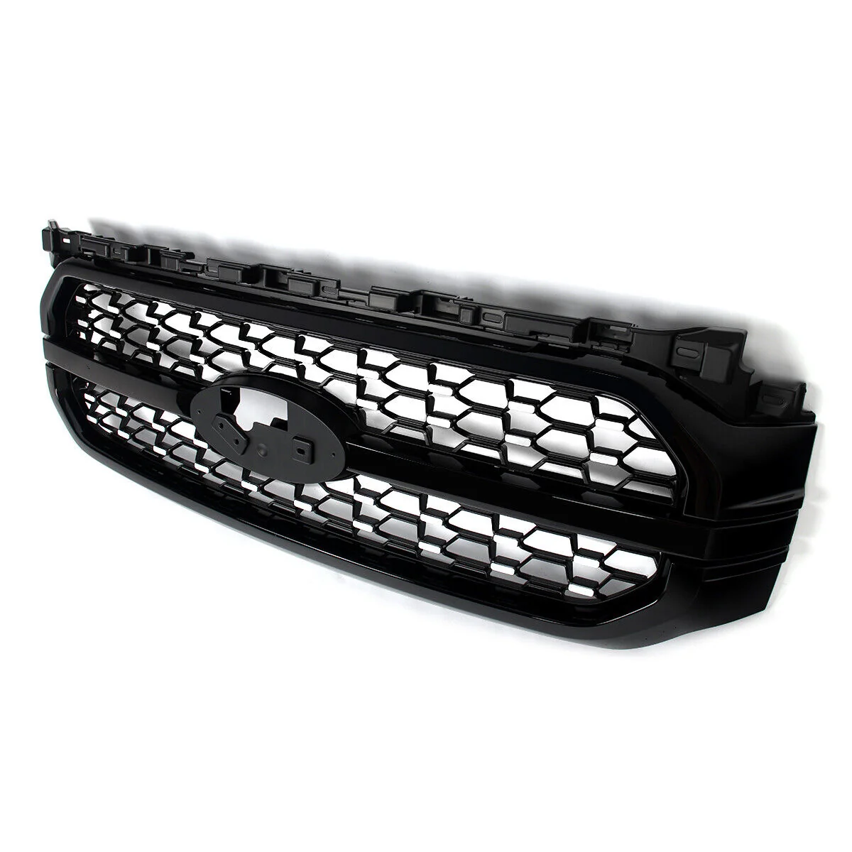 For Ford F-150 F150 Platinum 2021-2023 Agate Black Front Bumper Grille Assembly - Image 13