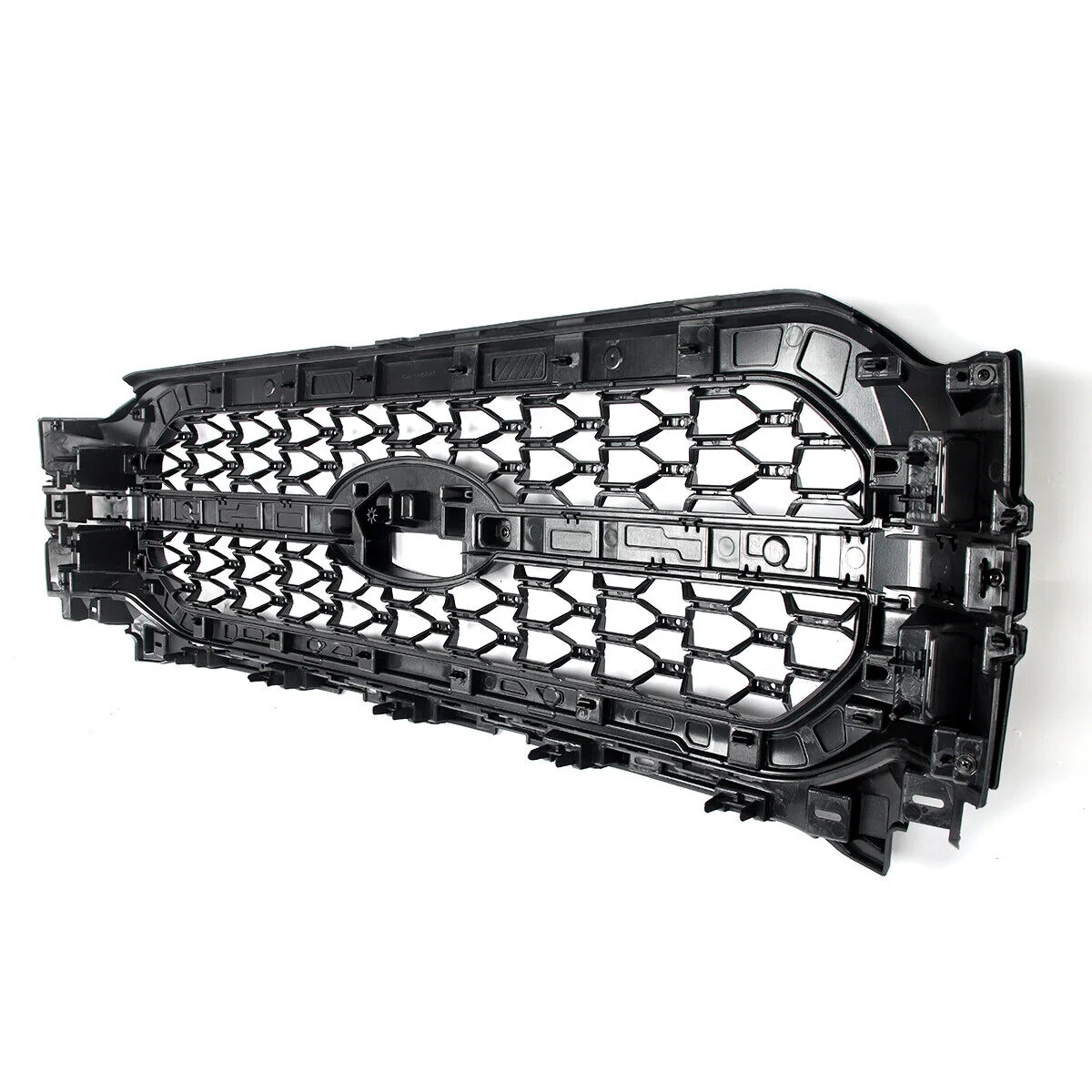 For Ford F-150 F150 Platinum 2021-2023 Agate Black Front Bumper Grille Assembly - Image 14