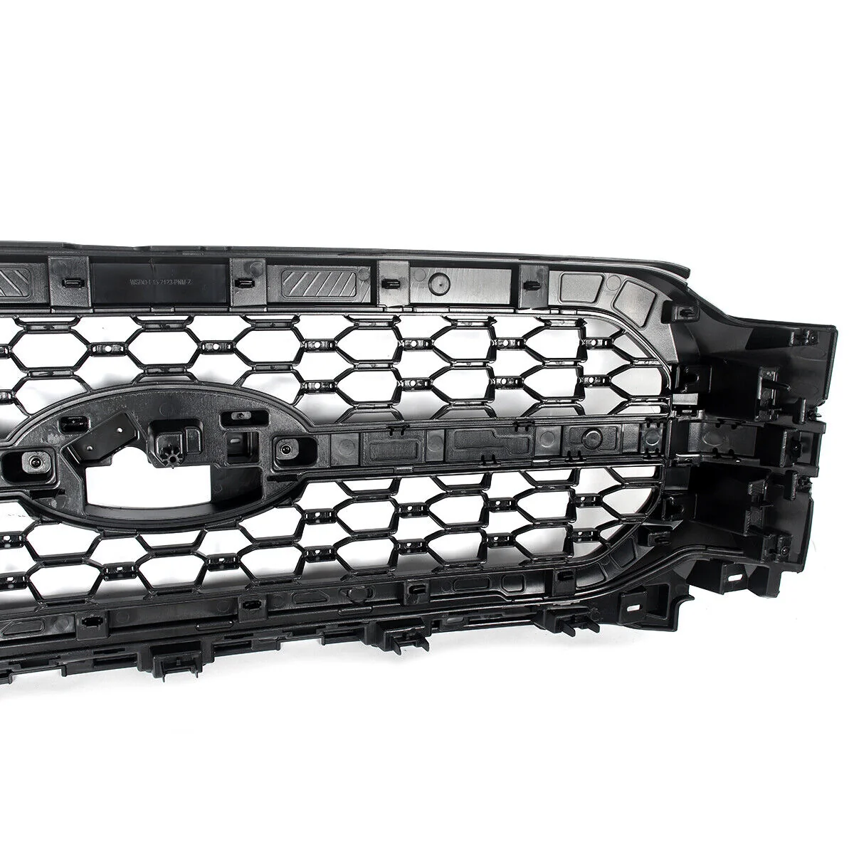 For Ford F-150 F150 Platinum 2021-2023 Agate Black Front Bumper Grille Assembly - Image 8