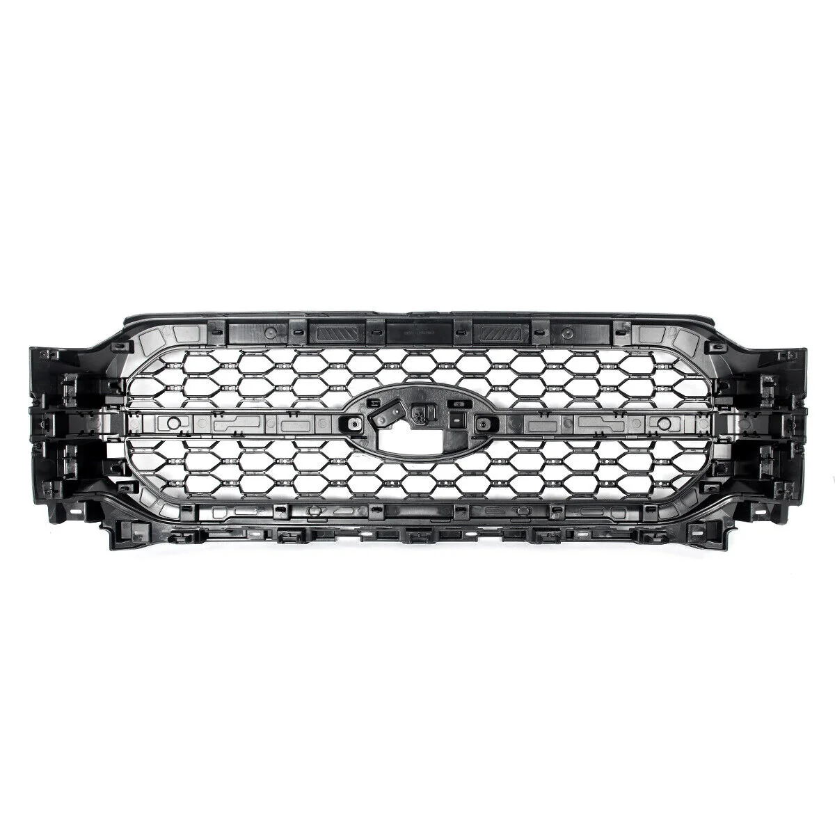 For Ford F-150 F150 Platinum 2021-2023 Agate Black Front Bumper Grille Assembly - Image 9