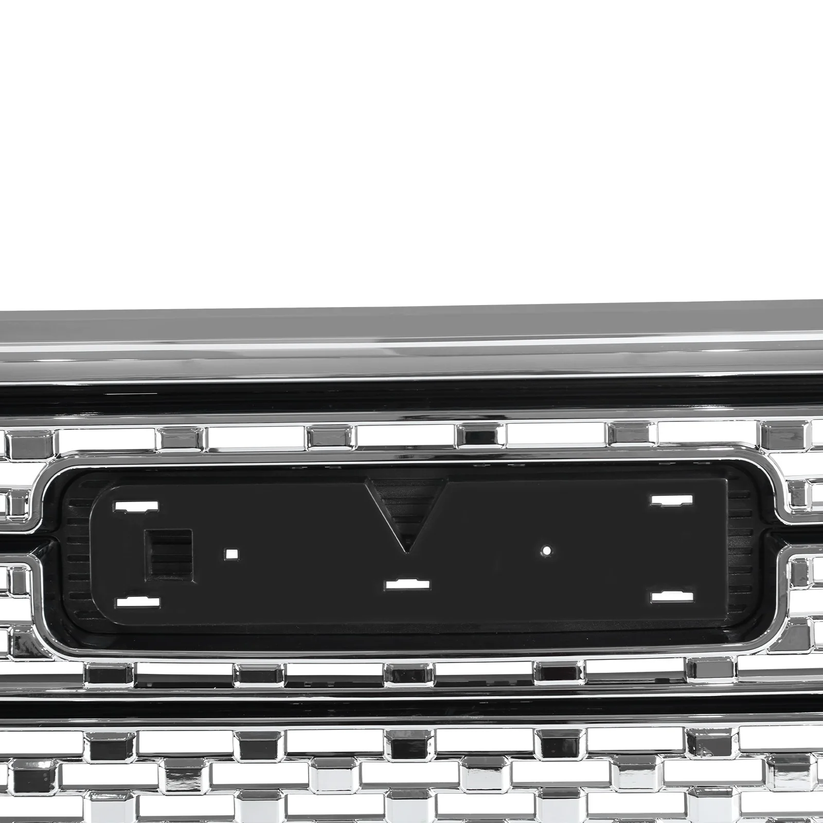 For GMC Acadia Denali 2017 2018 2019 Front Upper Bumper Grille Chrome 84378394 - Image 8