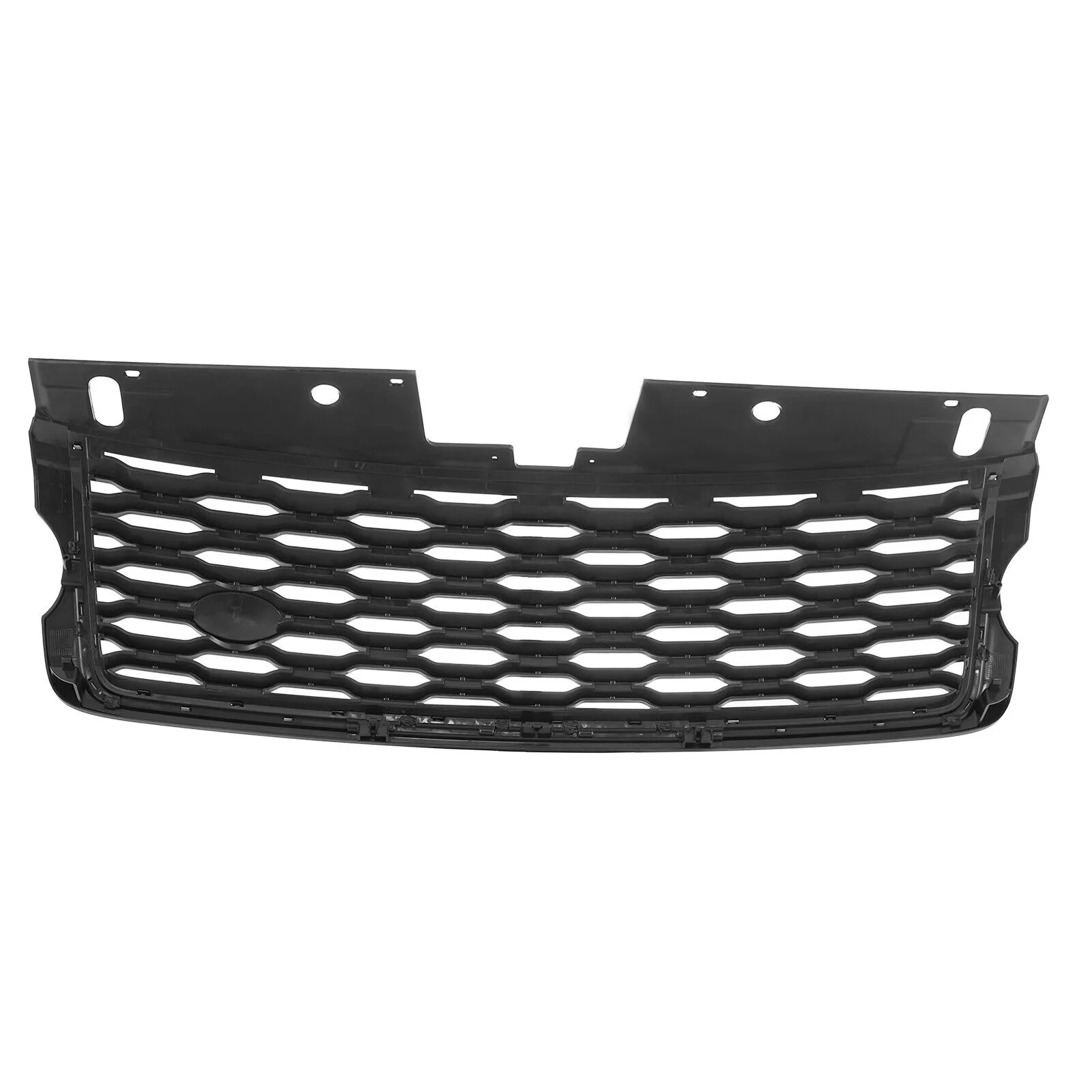 For Land Rover Range Rover Vogue 2013-2017 Front Bumper Grille Gloss Black - Image 7