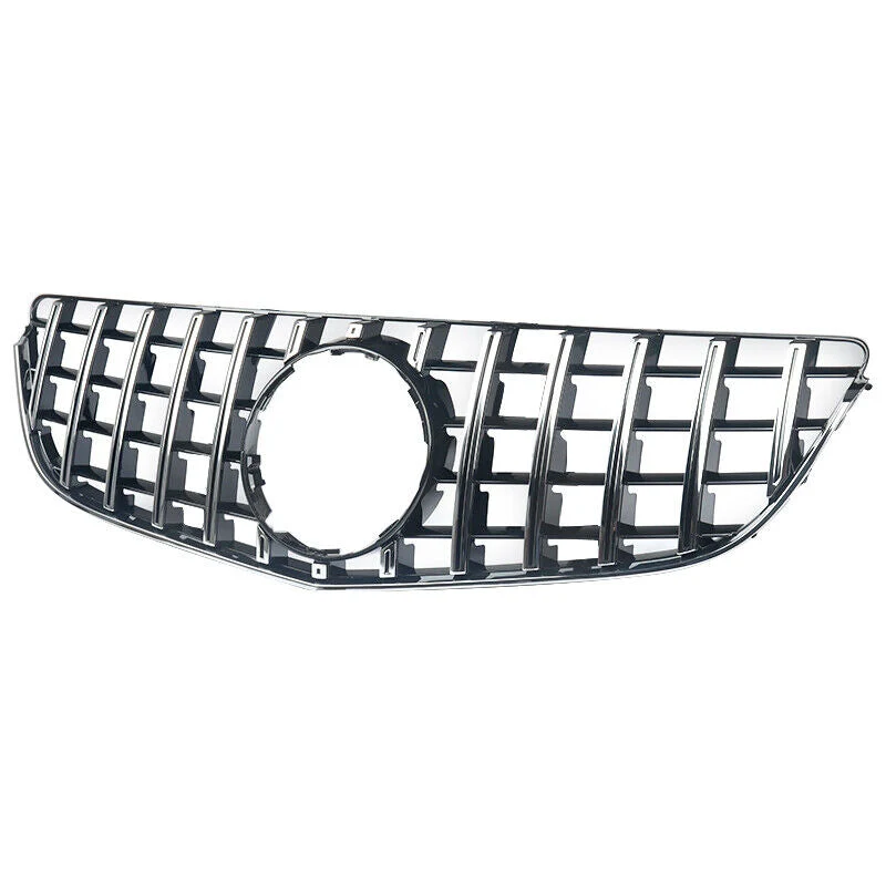 Chrome Front Grill For Mercedes W207 C207 E400 E500 E550 Coupe 2014-2017 w/o Camera - Image 11