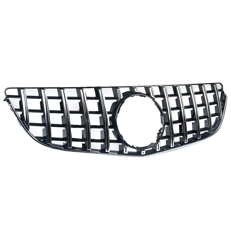 Chrome Front Grill For Mercedes W207 C207 E400 E500 E550 Coupe 2014-2017 w/o Camera - Image 2