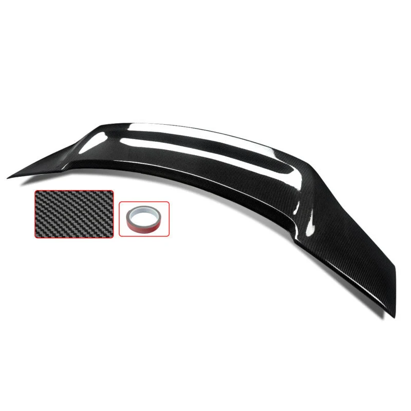 For 2017-2023 Mercedes E-Class W213 Sedan E63 Carbon Fiber Look Trunk Spoiler Wing - Image 6
