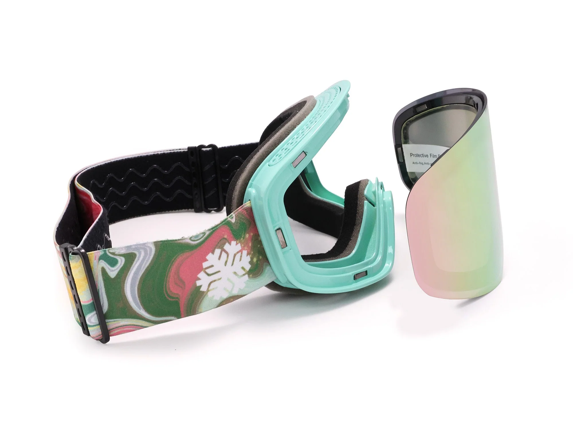 UV400 Sunglasses Eyeglasses Snow Ski Goggles Anti-Fog Double Lens Anti-Slip OTG Design HB-197B - Image 27