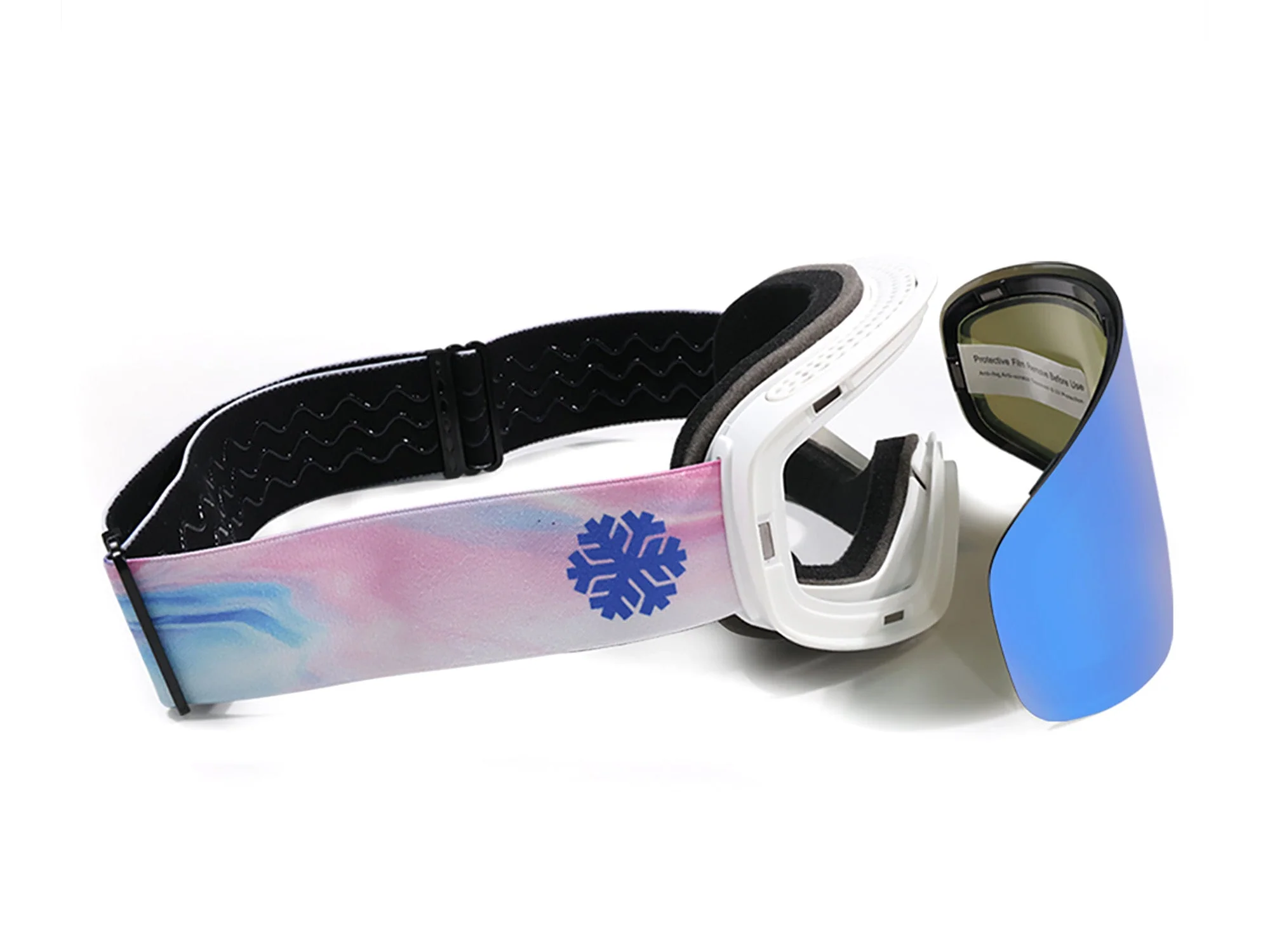 UV400 Sunglasses Eyeglasses Snow Ski Goggles Anti-Fog Double Lens Anti-Slip OTG Design HB-197B - Image 42