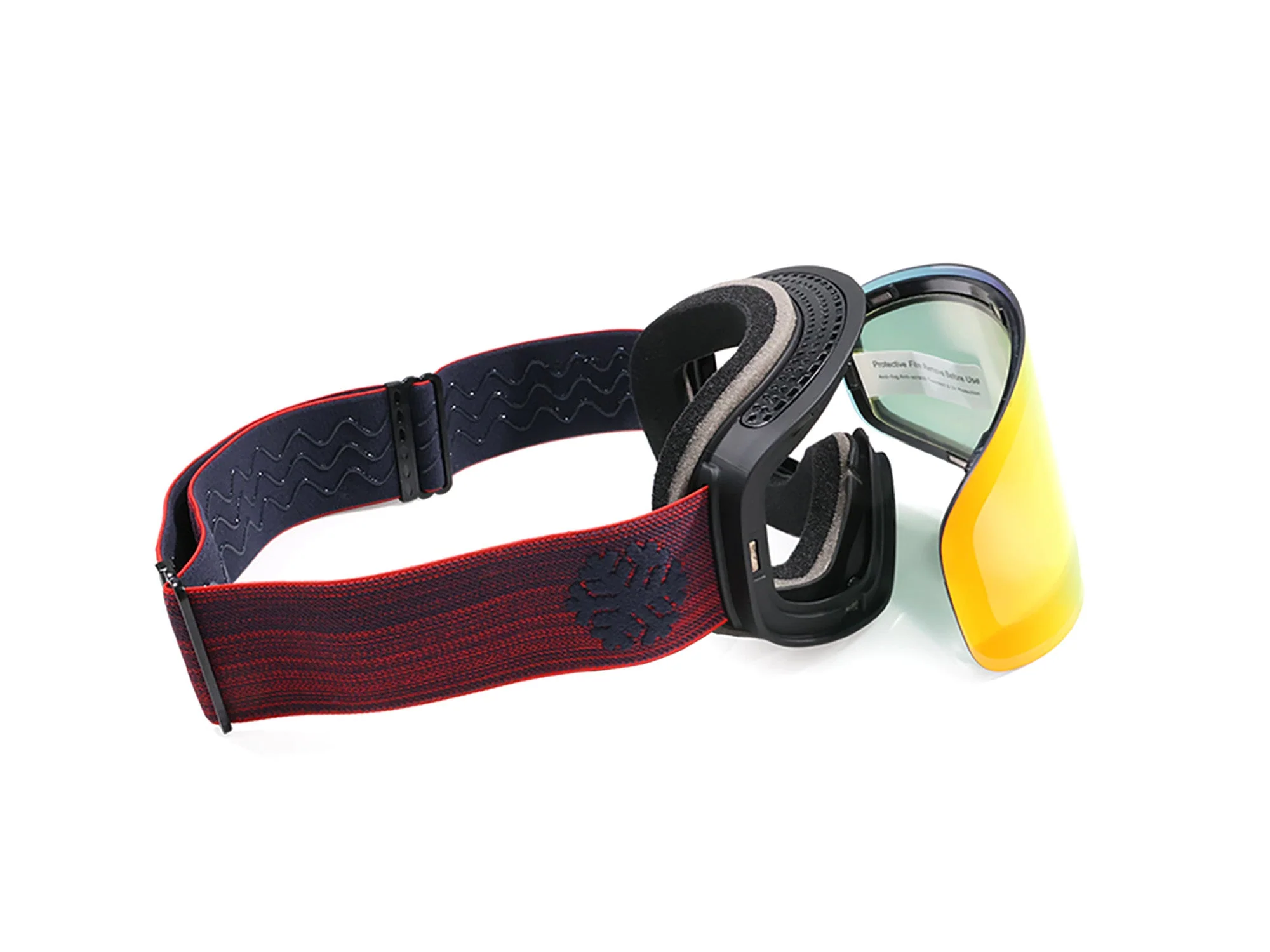 UV400 Sunglasses Eyeglasses Snow Ski Goggles Anti-Fog Double Lens Anti-Slip OTG Design HB-197B - Image 51