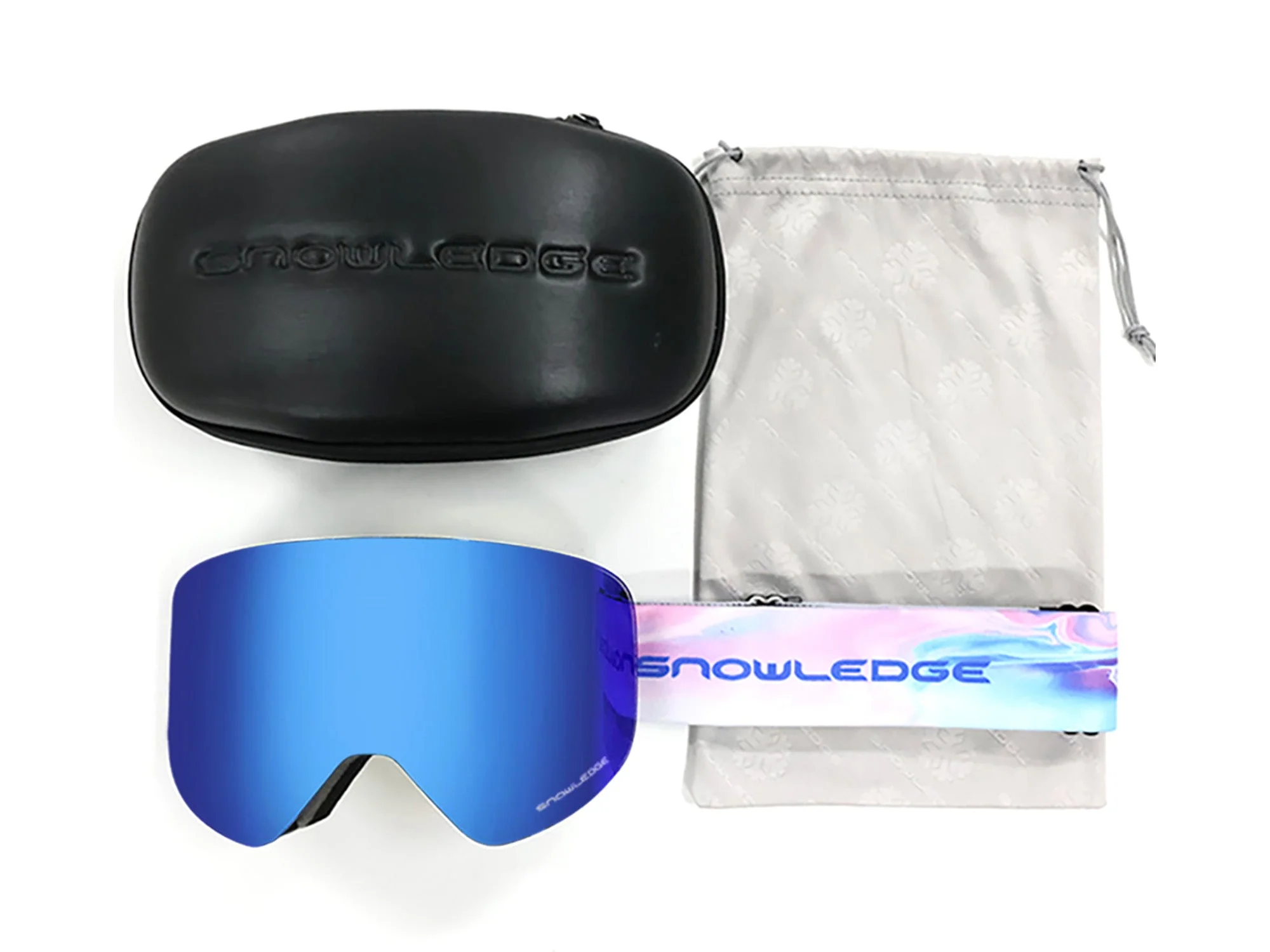UV400 Sunglasses Eyeglasses Snow Ski Goggles Anti-Fog Double Lens Anti-Slip OTG Design HB-197B - Image 64