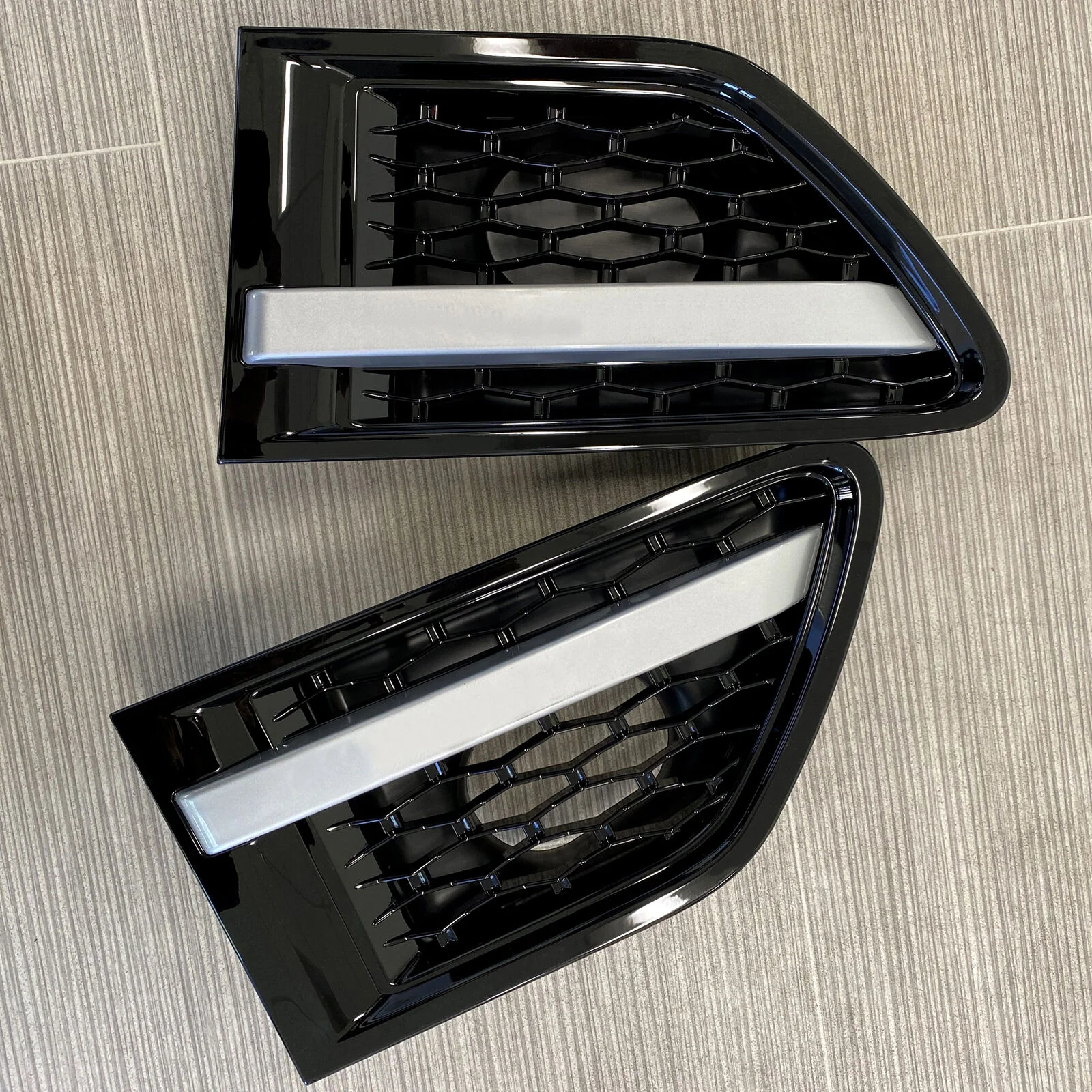 Front Black Upper Grille w/ Air Side Vents For Range Rover Sport L320 2010-2013 - Image 11