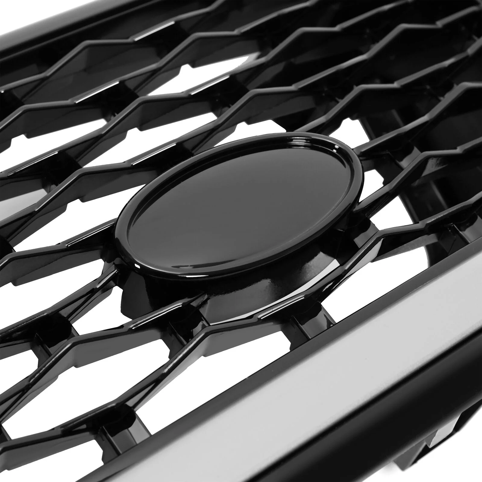 Front Black Upper Grille w/ Air Side Vents For Range Rover Sport L320 2010-2013 - Image 6