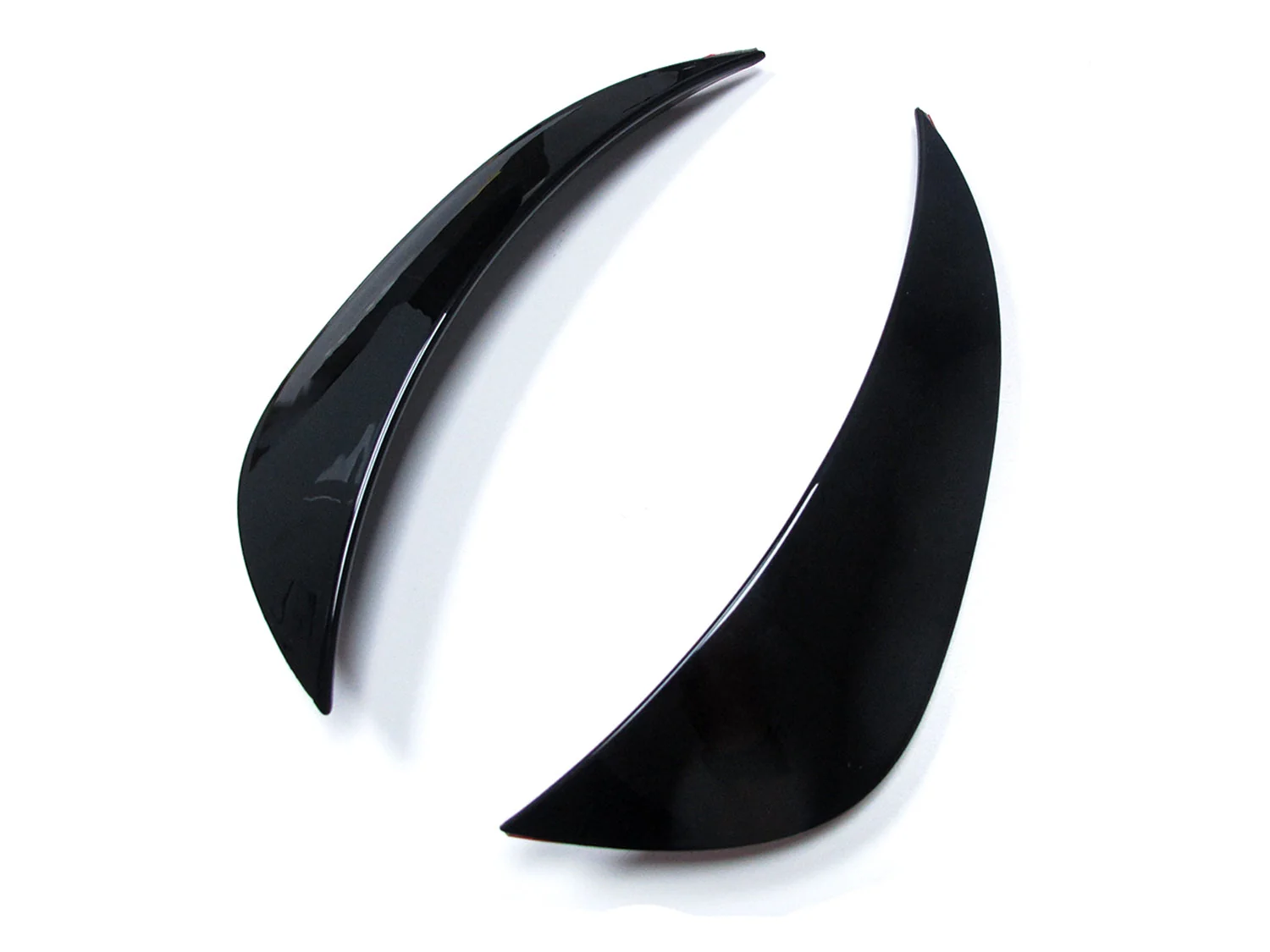 Front Bumper Canards Side Vent Gloss Black Fit For Mercedes C-Class W205 Sedan Coupe AMG Sport 2015-2018 pz11 - Image 5
