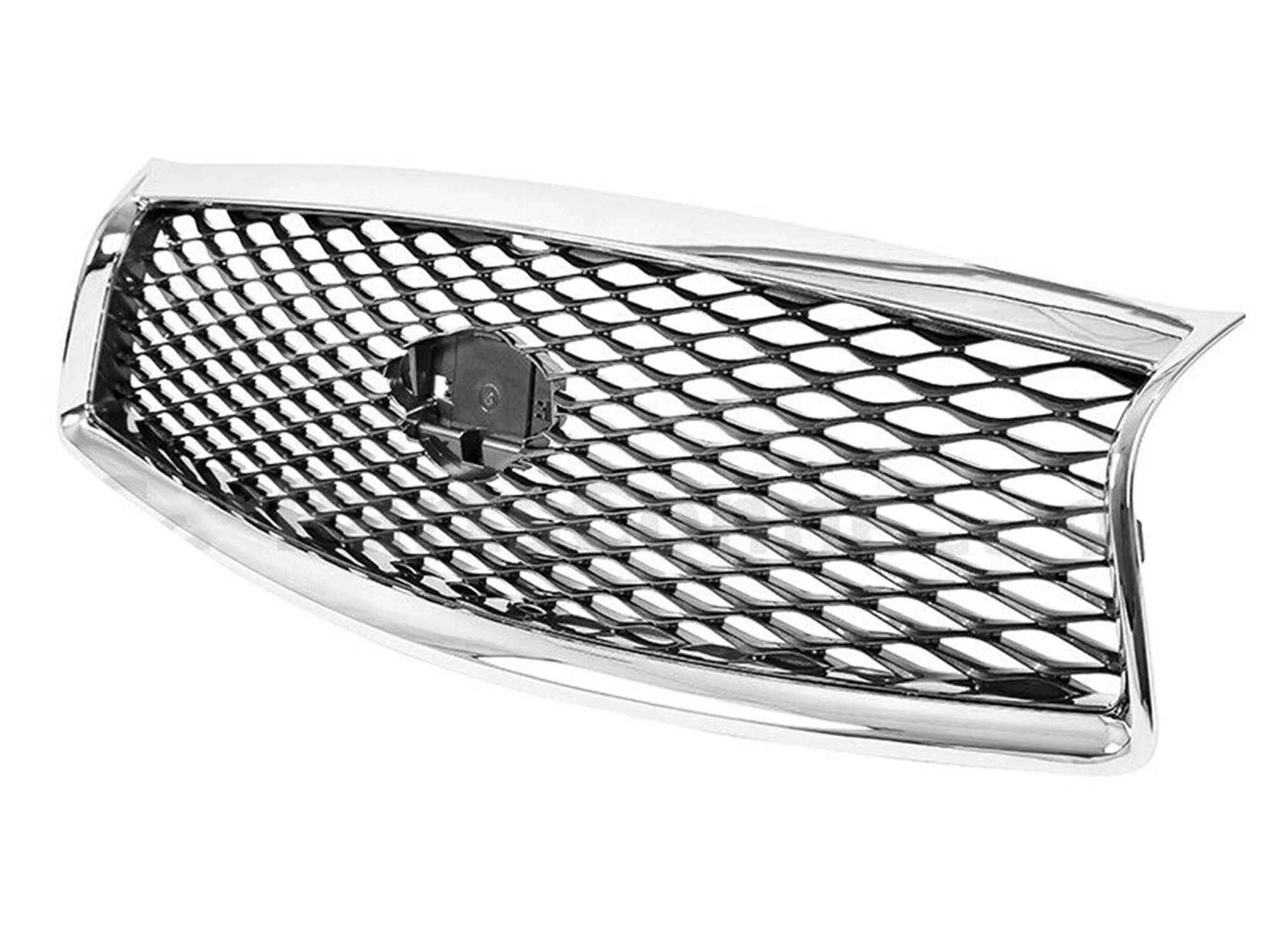 Chrome Front Bumper Upper Grill For Infiniti Q50 2014-2017 - Image 4