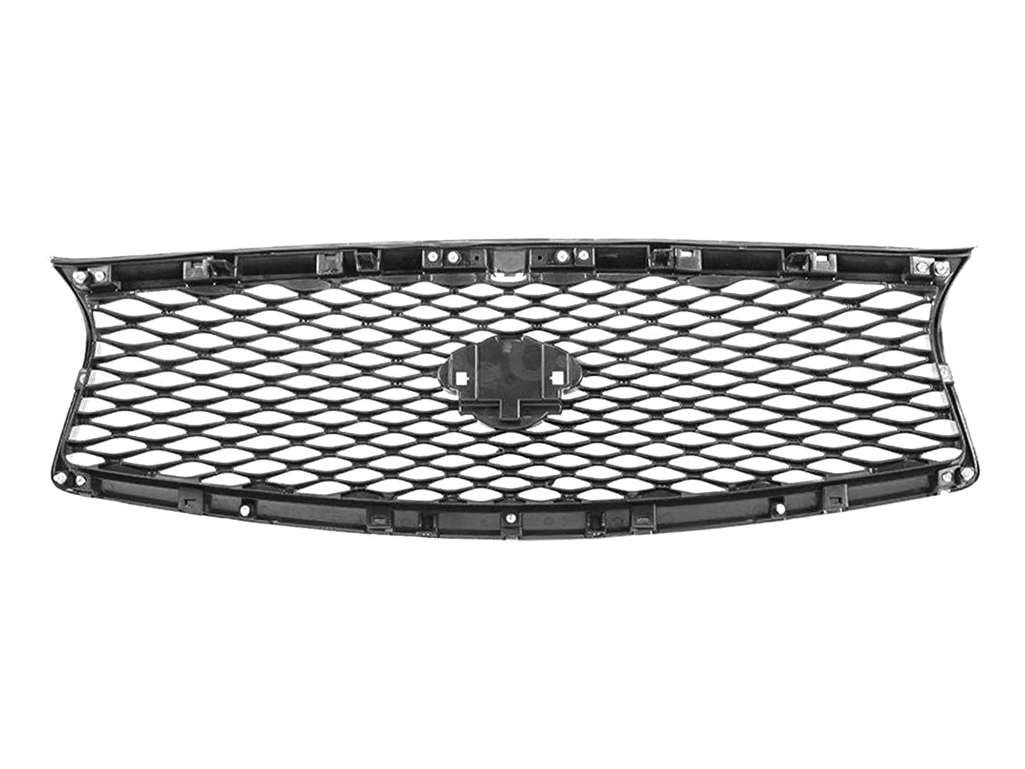 Chrome Front Bumper Upper Grill For Infiniti Q50 2014-2017 - Image 9