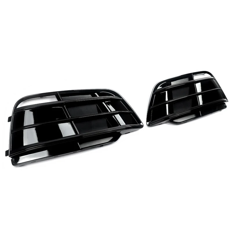Gloss Black Front Fog Light Grill Cover Bezel Fits For Audi Q5 S-Line 2018-2020 - Image 7