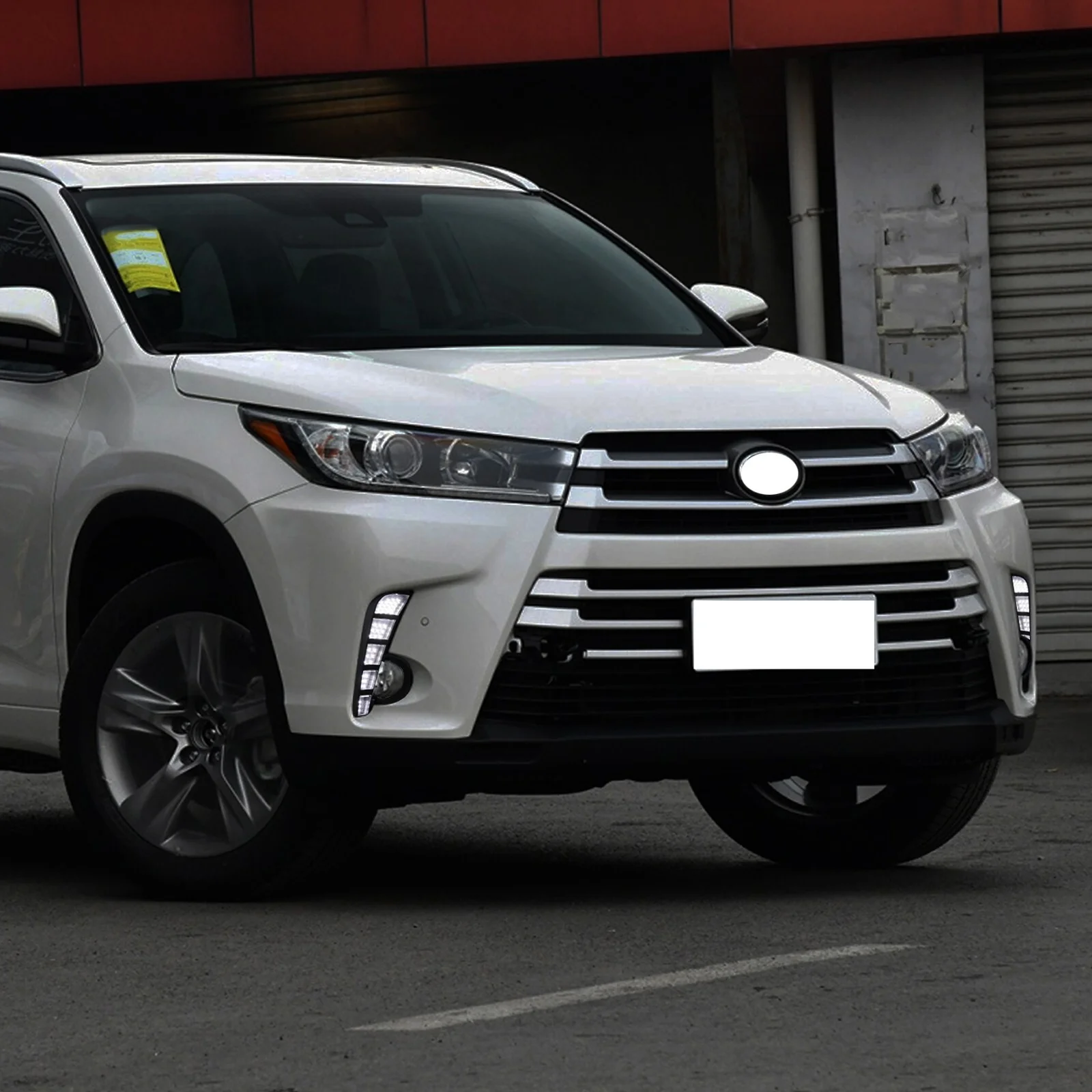 Front Bumper Fog Lights For Toyota Highlander 2017-2019 DRL Turn Signal Lamp - Image 7