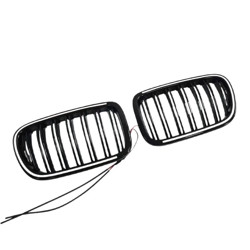 Front Bumper Grill Bumper Grille With LED Light For BMW X3 F25 2011-2013 Double Line - Image 10