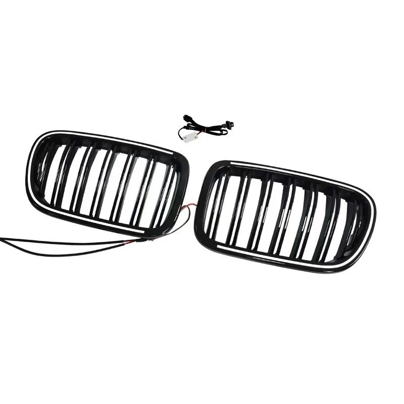 Front Bumper Grill Bumper Grille With LED Light For BMW X3 F25 2011-2013 Double Line - Image 8