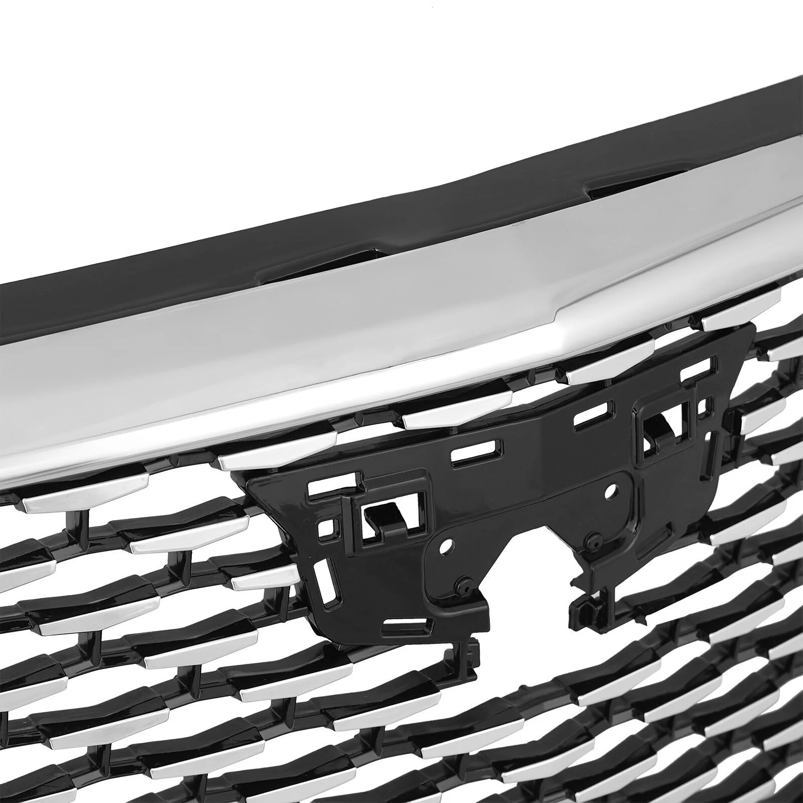 Front Bumper Grill Grille Chrome For 2019 2020 Cadillac CT6 No Camera Mount - Image 4