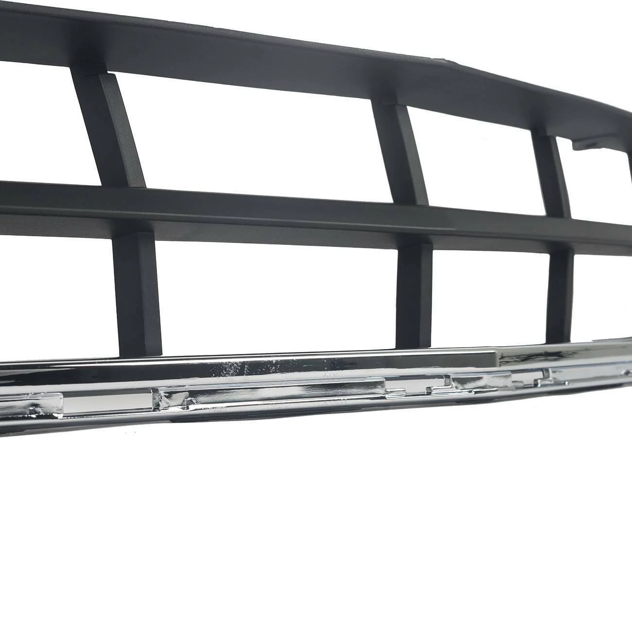 Front Bumper Grille Chrome & Black Lower Grill End for 2010-2012 Cadillac SRX - Image 5