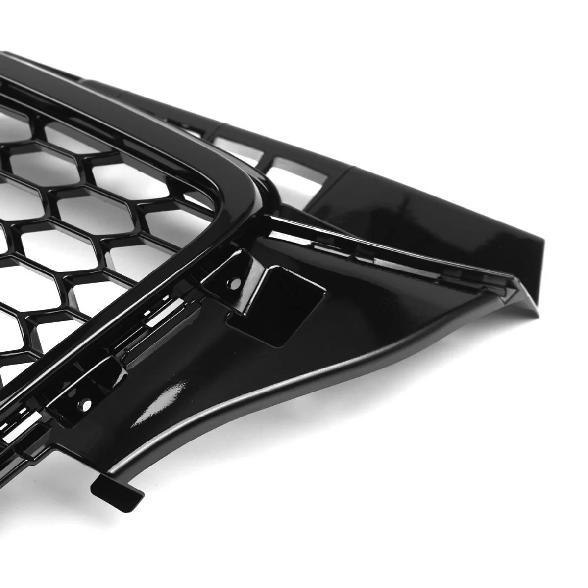 Front Bumper Grille Gloss Black Honeycomb Mesh Grill For Audi A3 S3 8P 2009-2012 - Image 3