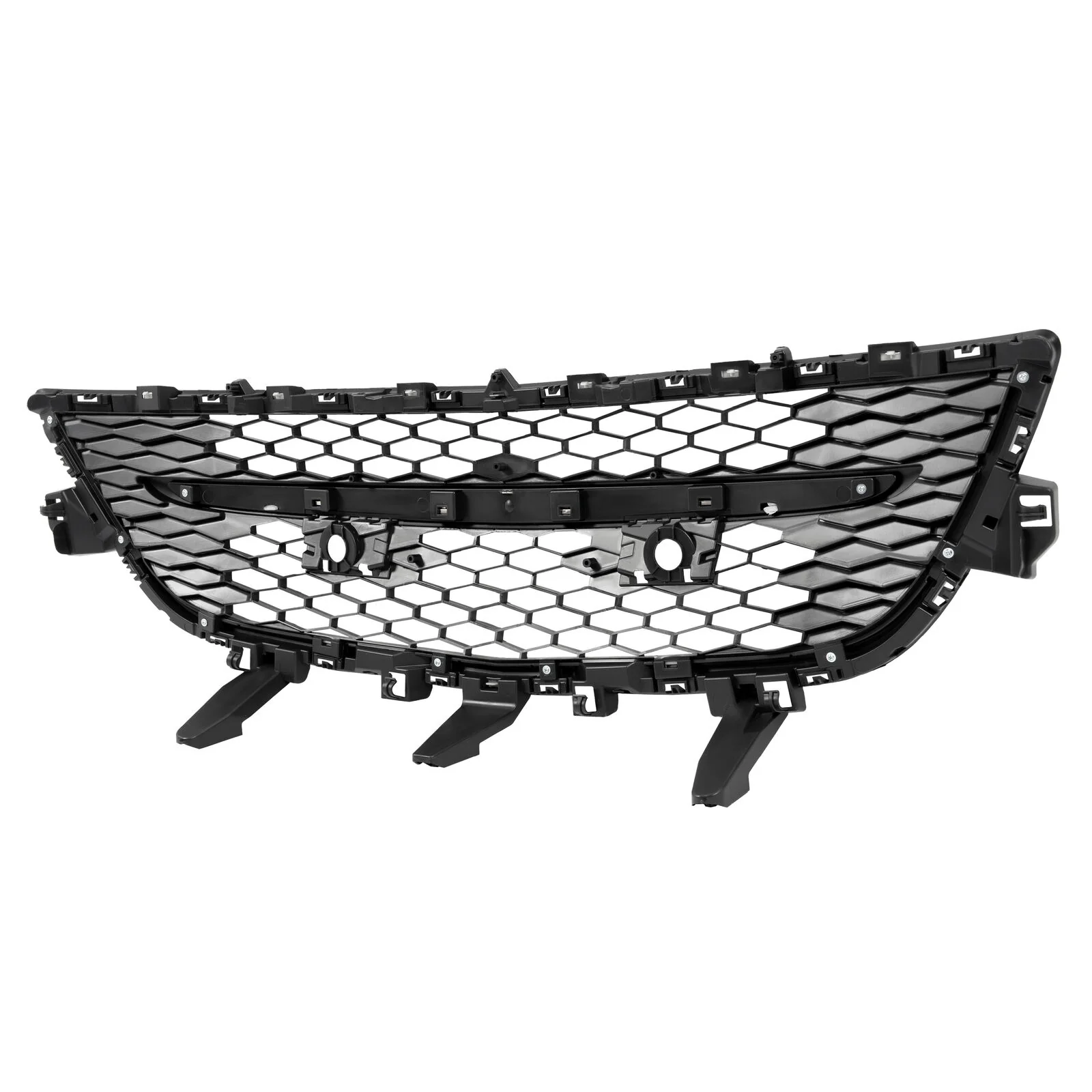 Front Bumper Grille w/ Chrome Surround Center Molding For Mazda CX-9 2010-2012 - Image 13